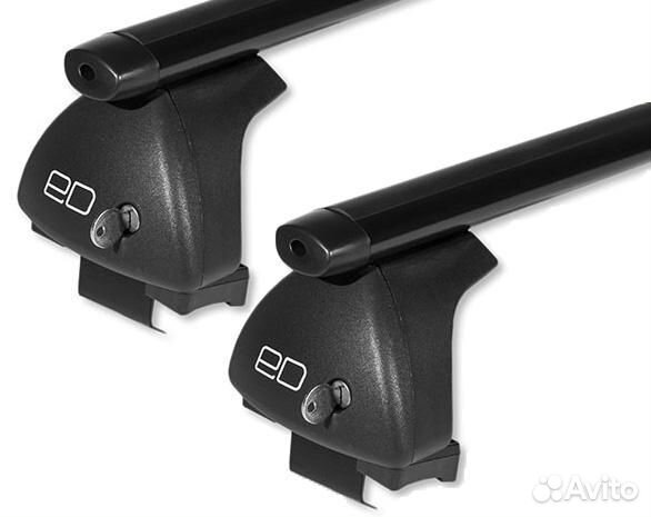 Багажник рейлинги ед на гладкую крышу аэро овал