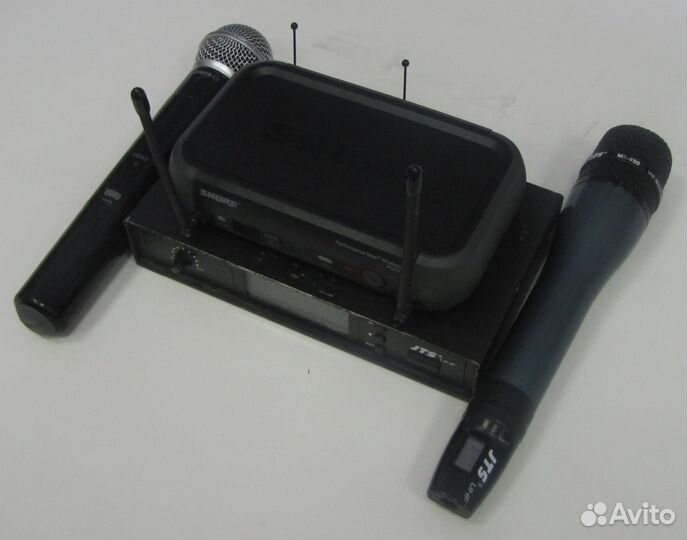 Микрофоны Shure SM58 & JTS радио Pro вокальные 2шт