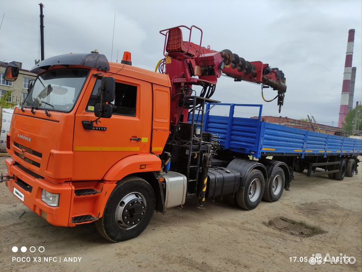 КАМАЗ 65115 Е-5 с КМУ, 2019