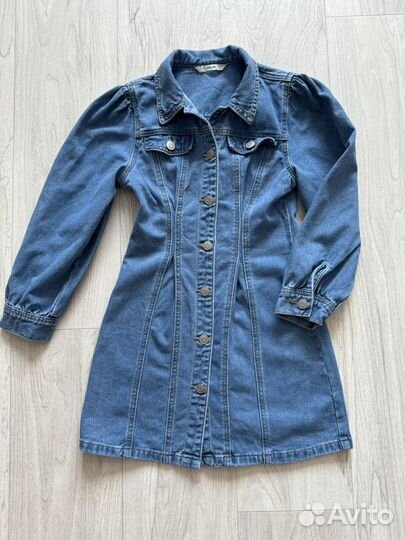 Джинсовое платье