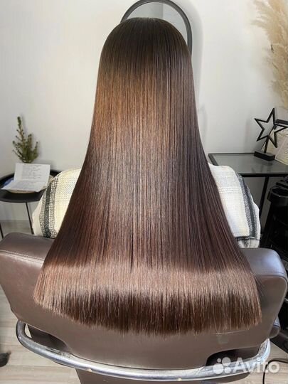 Кератиновое выпрямление