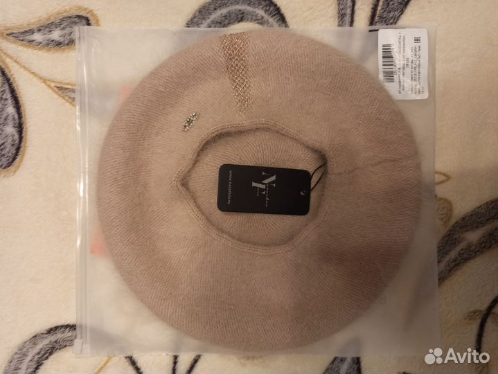 Женский берет из ангоры, новый