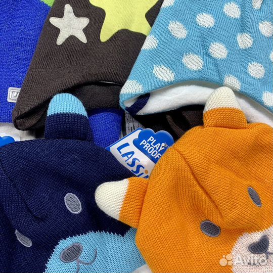 Шапки Lassie зимние шерсть Финские на выбор новые