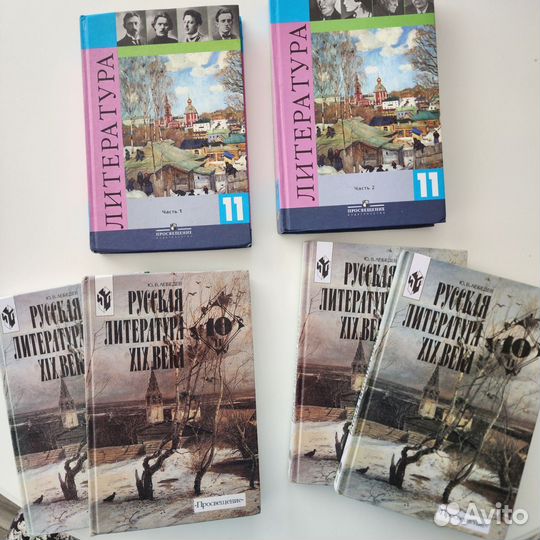 Учебники для 10 и 11 класса