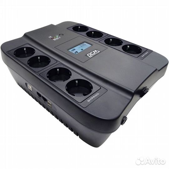 Powercom SPD-750U LCD USB ибп 220в