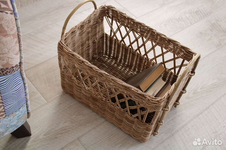 Корзина плетеная большая
