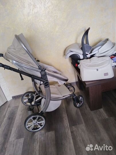 Коляска luxmom 3 в 1 бу