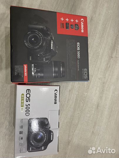 Canon eos 500d с объективом