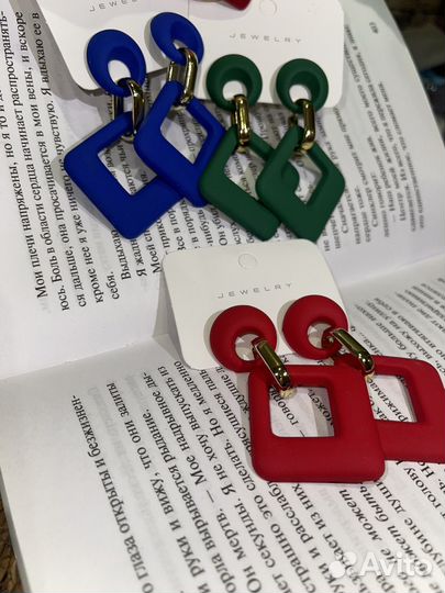 Серьги новые