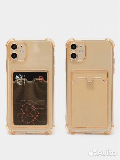 Чехол на iPhone XR, 12, 12 Pro Прозрачный