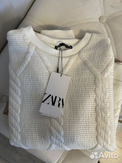 Толстовка Zara кофта джемпер S Зара