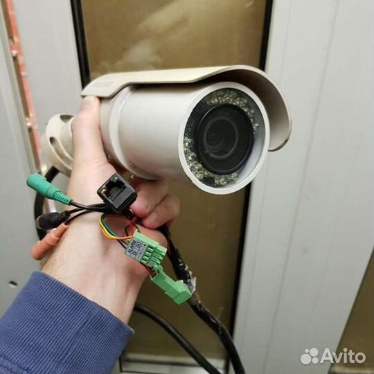 Установка камер видеонаблюдения