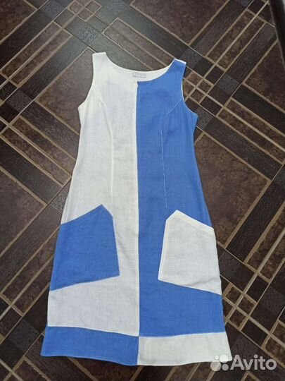Летнее платье Лен 44