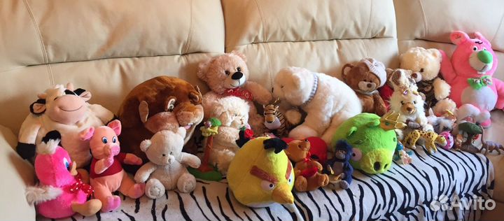 Мягкие игрушки, энгри бердс, макдональдс