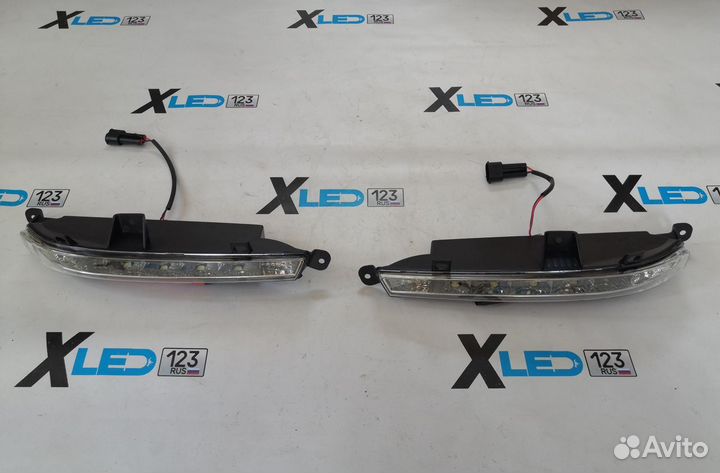 Комплект дхо туманки Mercedes W221 AMG S65