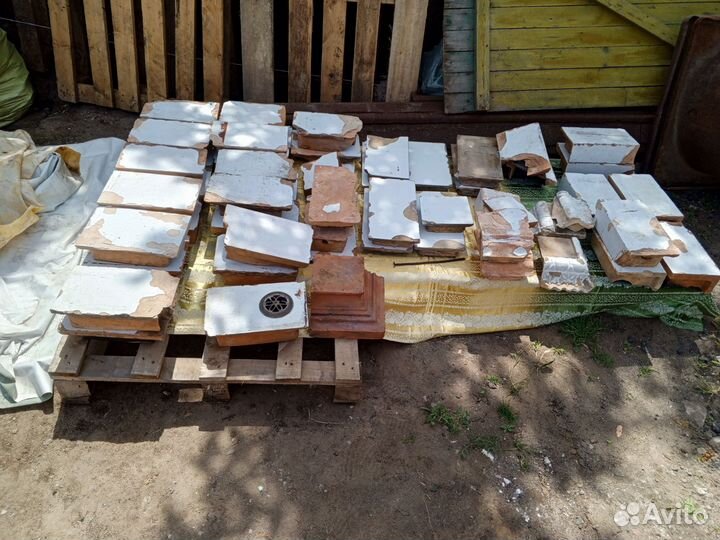 Изразец каминный