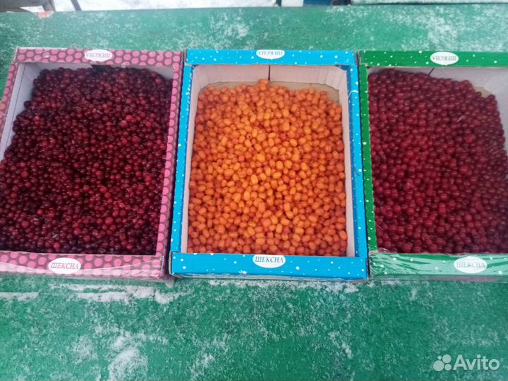 Ягода заморозка и сушеная