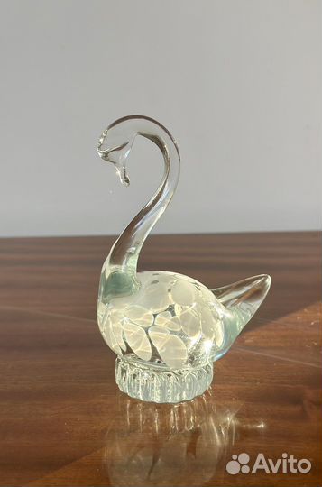 Лебедь стекло СССР 13 см