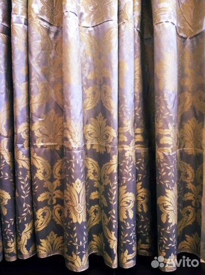 Шторы Италия бренд шелк новые 3/4 метра