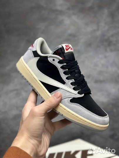 Кроссовки nike air jordan 1 low travis scott