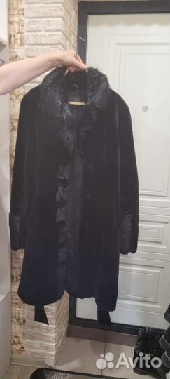 Шуба женская мутоновая 48 50р