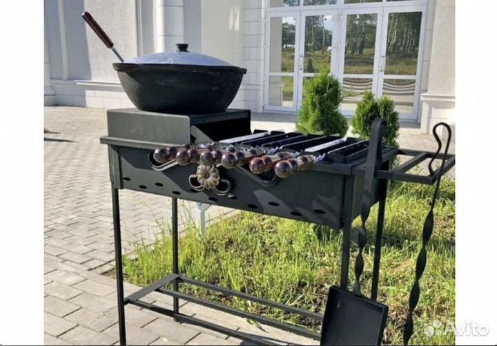 Мангал плюс кочерга и совок / в наличии