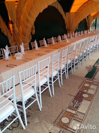 Аренда стульев и столов
