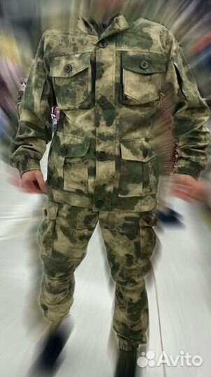 Горка на флисе мох