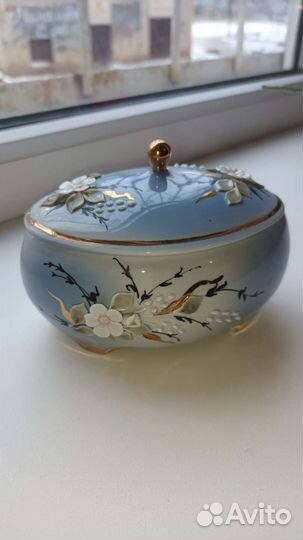 Шкатулка кисловодский фарфор СССР