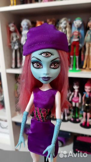 Кукла Монстер Хай трехглазка крейт монстер