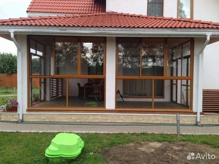 Остекление террасы