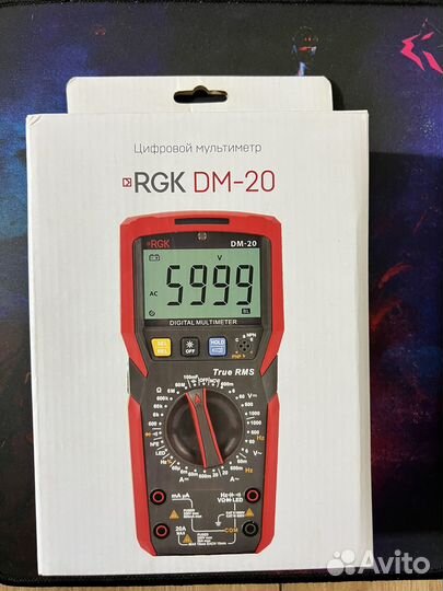 Мультиметр цифровой RGK DM-20