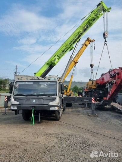 Аренда и услуги автокрана, 60 т, 46 м, с гуськом 16 м