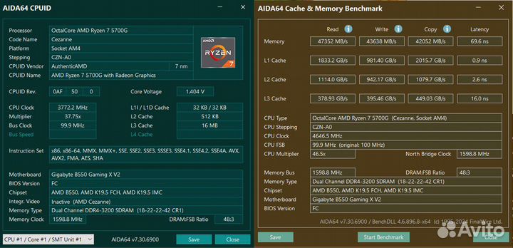 Оперативная память Asgard DDR4 2x8Гб