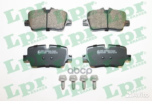 Колодки BMW 3 G20 18- задние 05P2179 05P2179 Lpr