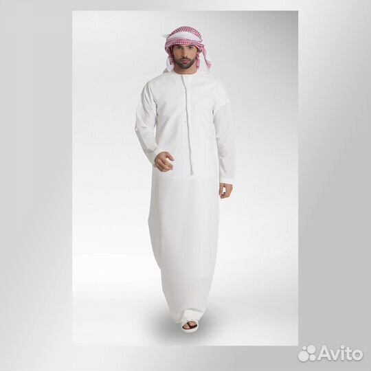 Арабское мужское платье (кандура белая)