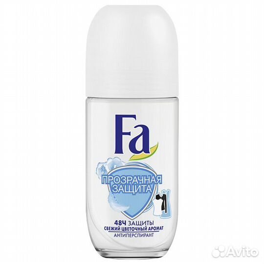Дезодорант женский FA Прозрачная защита и легкая с