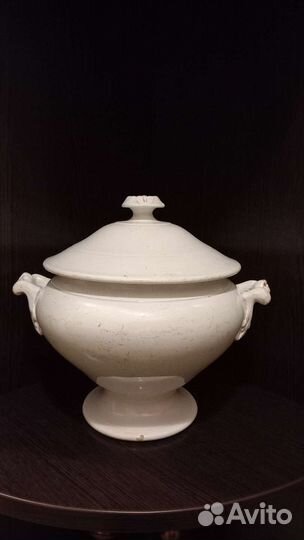 Фарфоровая супница 19в