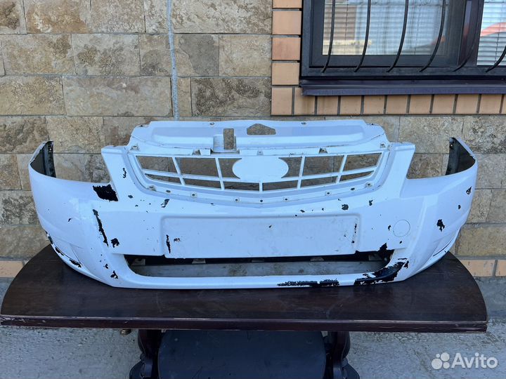 Передний бампер priora 2 белый