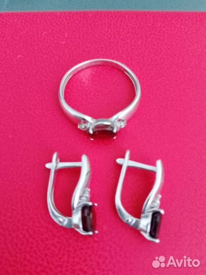 Серьги и кольцо
