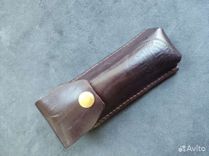 Чехол для ножа opinel из кожи ручной работы