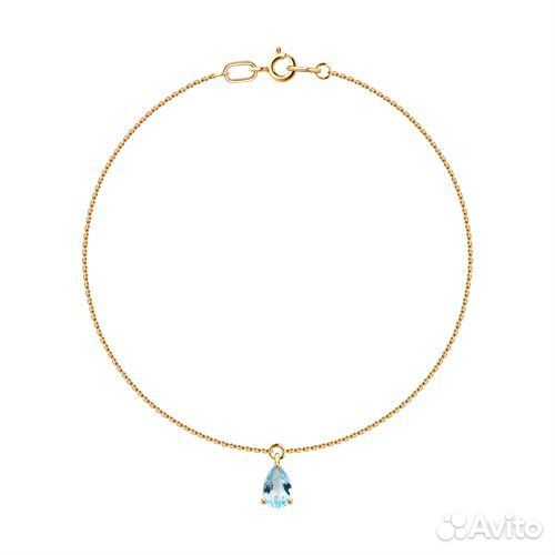 Браслет sokolov из золота, 750608, р.17