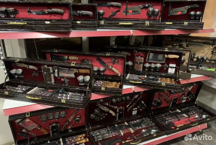 Подарочный набор для шашлыка ручной работы