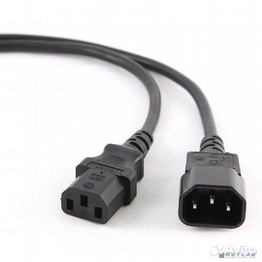 Cablexpert Кабель питания C14- C19, 3х1кв.мм, черн