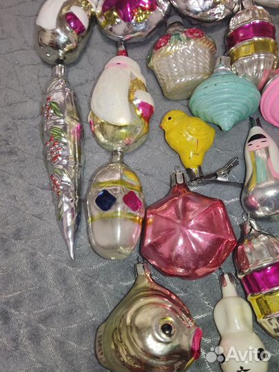 Елочные игрушки СССР