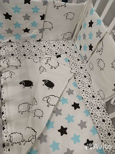 Комплект бортиков в кроватку