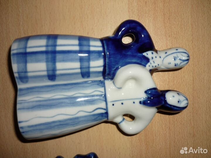 Статуэтка Сплетницы Лошадь.Гжель.СССР