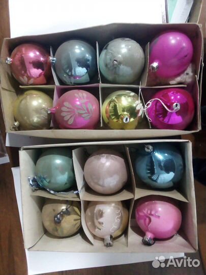 Елочные игрушки СССР