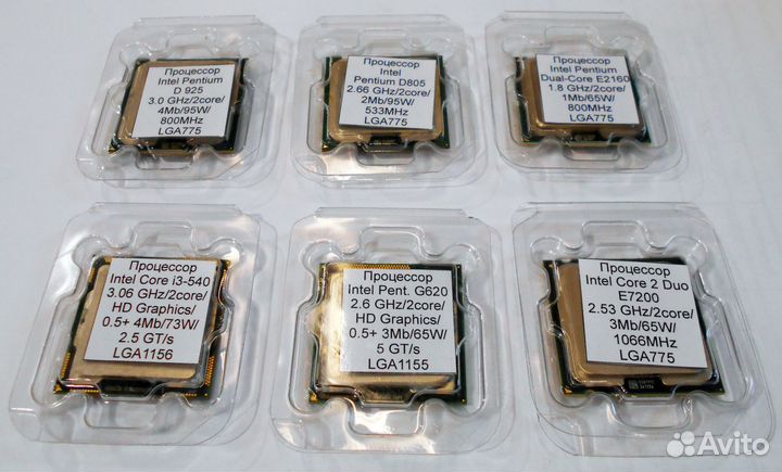 Процессоры LGA775, LGA1155