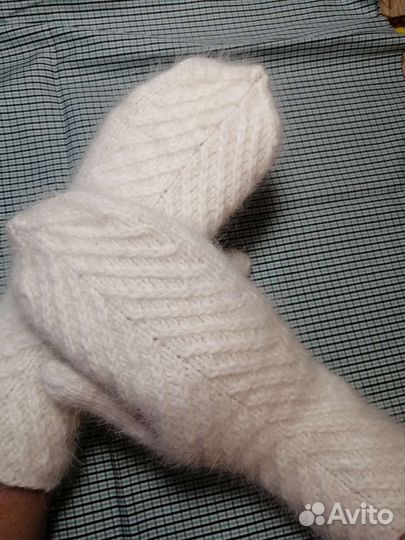 Варежки из меха норки